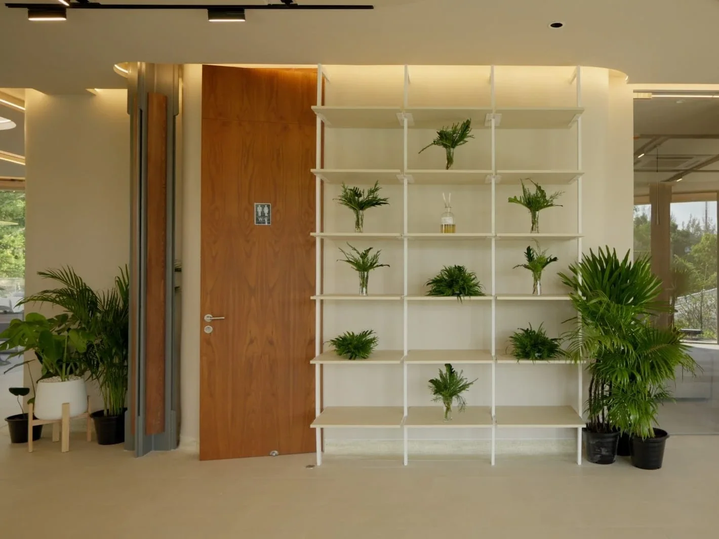 Layan Verde Sales Gallery courtyard arrival