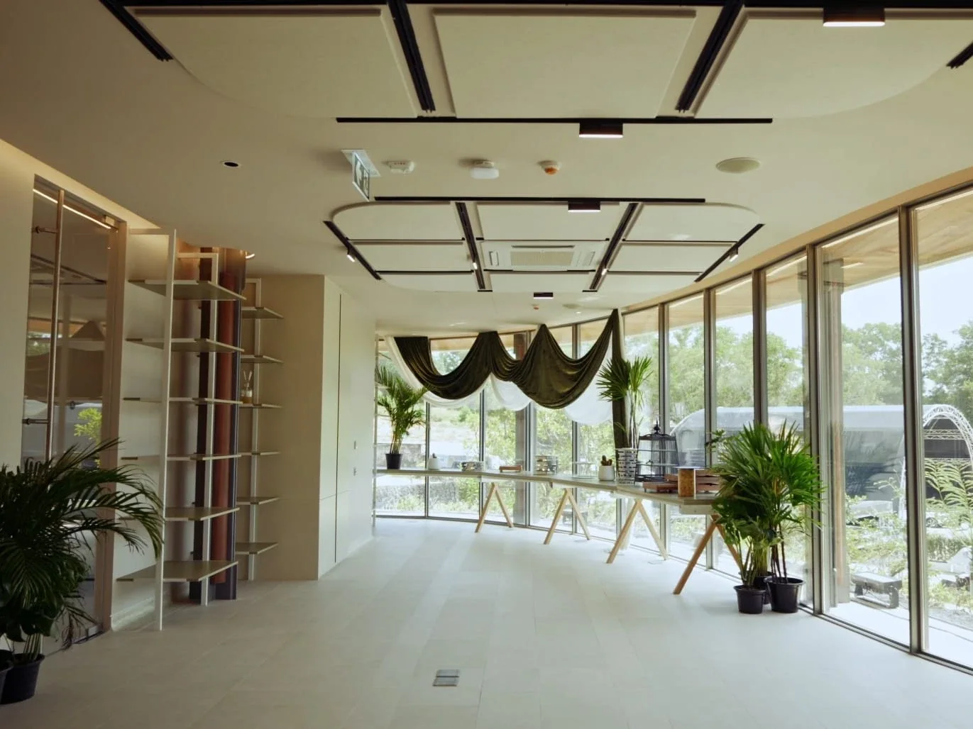 Lounge inside the Layan Verde Sales Gallery