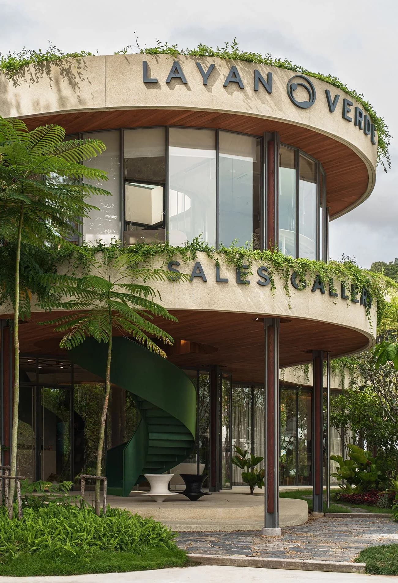 Layan Verde Sales Gallery arrival